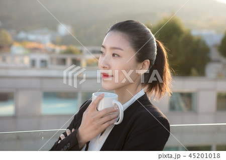 Korean career woman's various expressions and pose Korean career woman's various expressions and pose 45201018