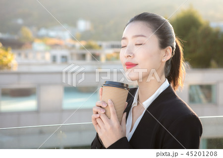 Korean career woman's various expressions and pose Korean career woman's various expressions and pose 45201208