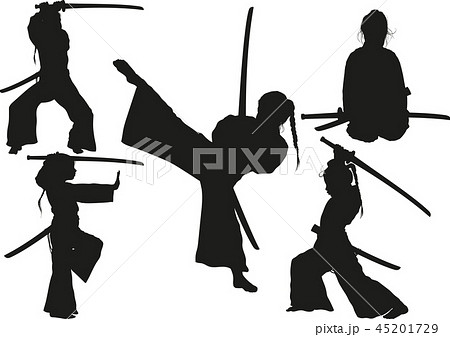 girl training with sword 45201729