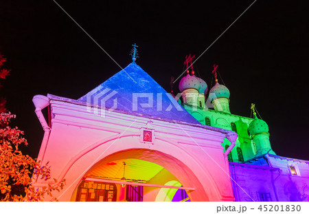 Illumination in park Kolomenskoe - Moscow Russia 45201830