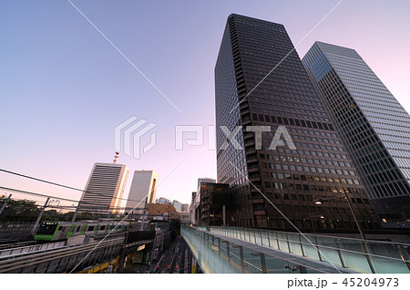 日本の東京都市景観 浜松町駅(北口)などを望む 日本の東京都市景観 浜松町駅(北口)などを望む 45204973