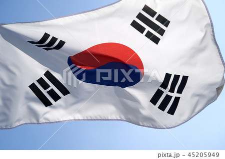 太極旗 韓国 国旗 45205949