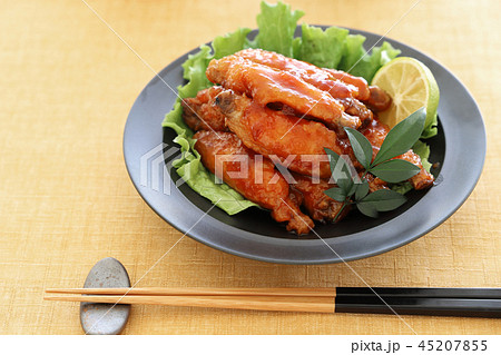 鶏手羽中照り焼き 45207855