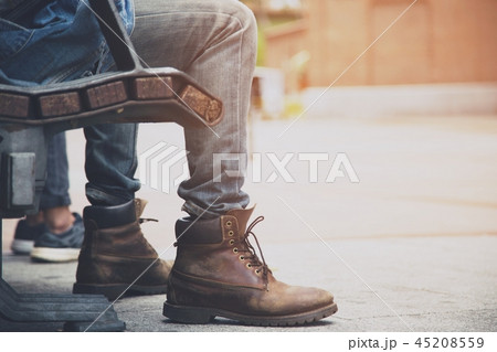 close up shoes sneakers Unidentified people young close up shoes sneakers Unidentified people young 45208559