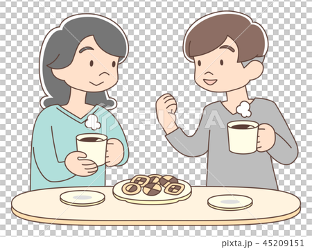 コーヒー_夫婦1 45209151