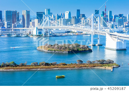 東京 お台場の風景 東京 お台場の風景 45209187