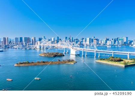 東京　お台場の風景 45209190