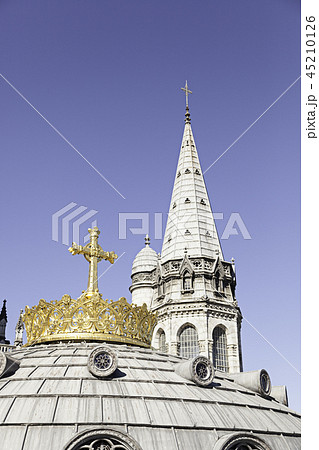 Tower and cross Lourdes Church 45210126