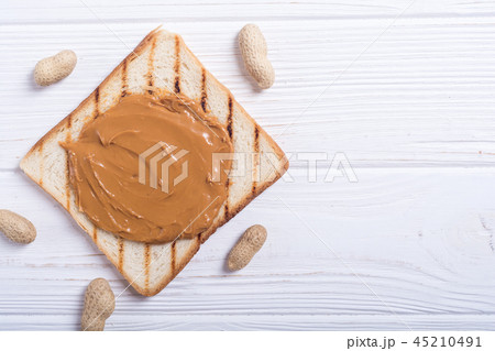 Peanut butter sandwiches 45210491