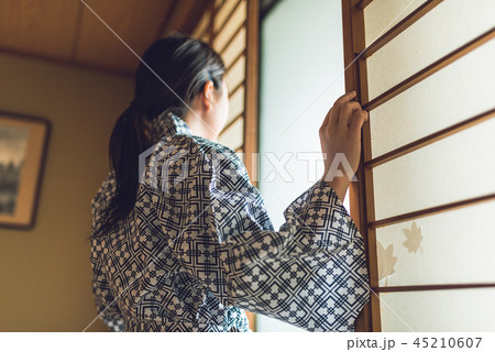 浴衣　旅館 45210607