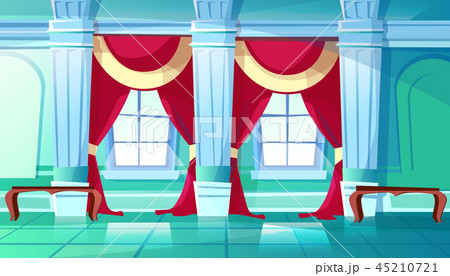Ballroom or royal palace hall illustration 45210721