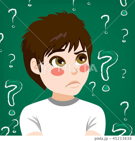 Teenager Boy Doubting Teenager Boy Doubting 45213638