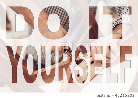 Man handyman is engaged in assembling the chair 45215203