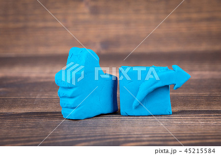 like and share icon from plasticine like and share icon from plasticine 45215584