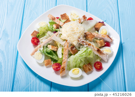 Salad ceasar with chicken Salad ceasar with chicken 45216026