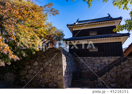 《長野県》上田城址公園 西櫓 秋 《長野県》上田城址公園 西櫓 秋 45216151