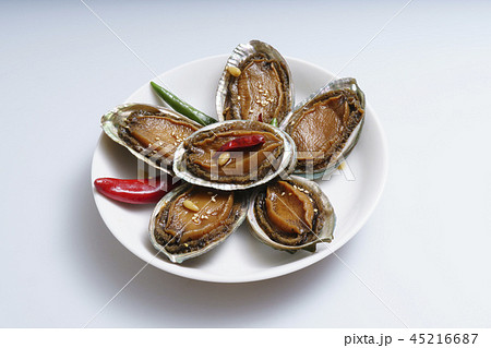 アワビ 食べ物 フード 45216687