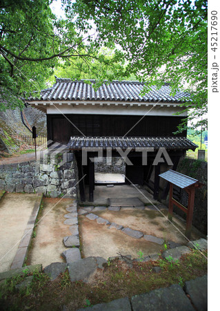 熊本地震前の熊本城不開門 45217690