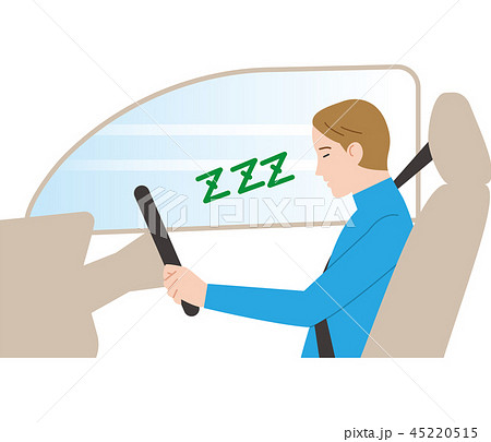 危険な運転.　居眠り運転. 45220515