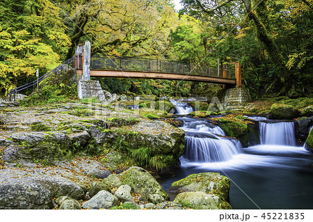 秋の色に染まる菊池渓谷 秋の色に染まる菊池渓谷 45221835