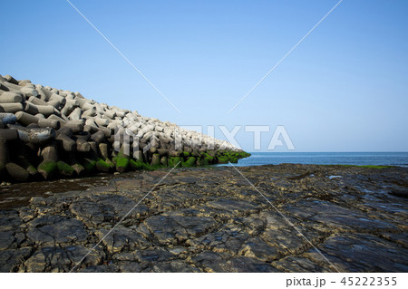 防波堤 彩石江 海 45222355
