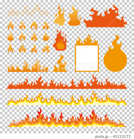 火 炎のイラスト素材
