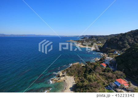館山市州崎灯台付近を空撮 館山市州崎灯台付近を空撮 45223342
