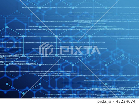 サイバーな背景素材 45224674