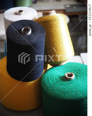 colourful yarns as materials for weaving process colourful yarns as materials for weaving process 45224817