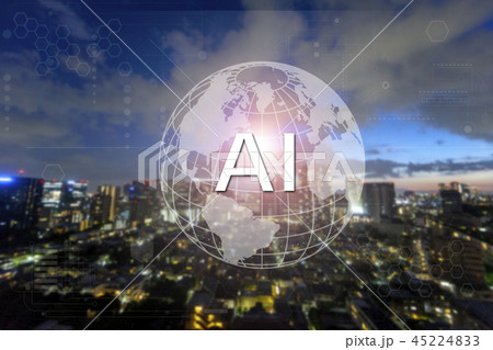 知見　モバイル　スマホ　AI　5G　コントロール　操作　画面　解除　ロック 45224833