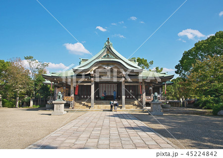 大阪　豊国神社　拝殿と本殿 45224842