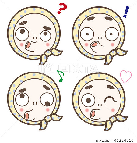 ひょっとこアイコン・４セット 45224910