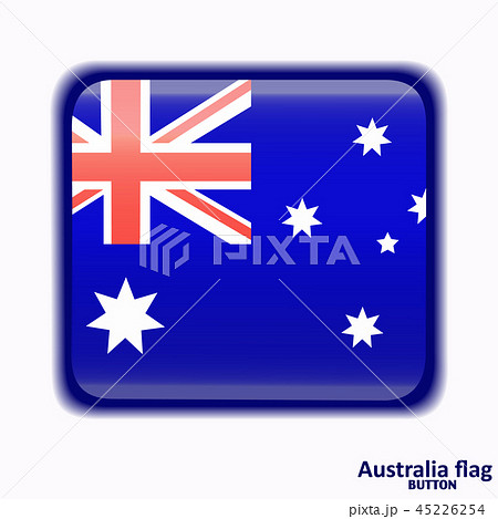 Button with flag of Australia. 45226254