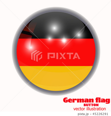 Button with flag of Germany. Vector. Button with flag of Germany. Vector. 45226291