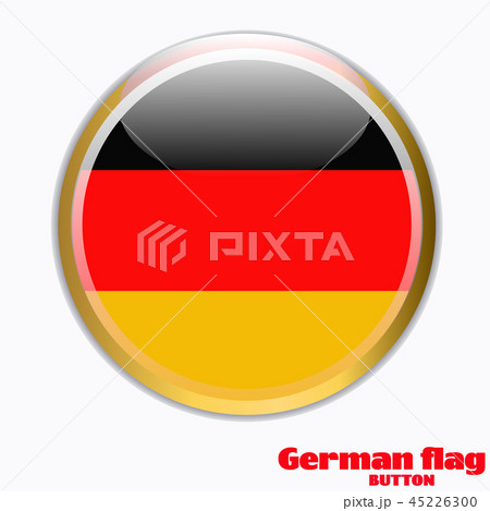 Button with flag of Germany. Button with flag of Germany. 45226300