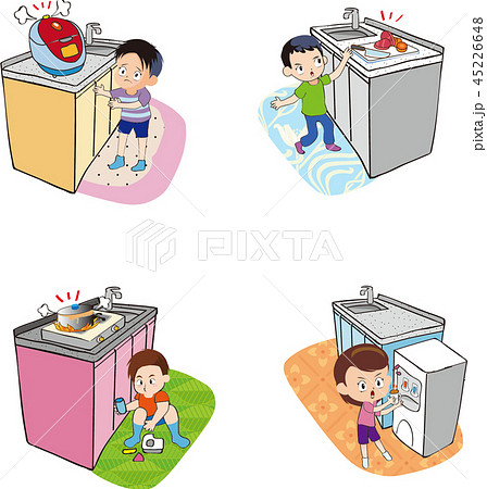安全 注意 子供 45226648