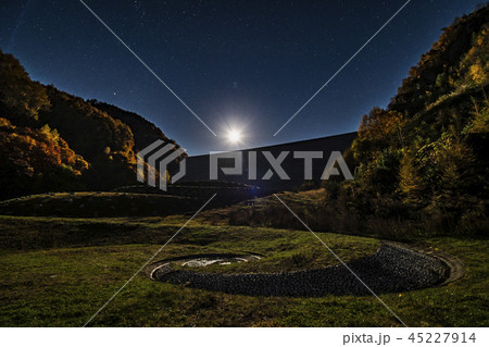 長野県 南相木ダム 月夜 長野県 南相木ダム 月夜 45227914