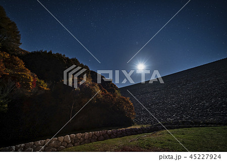 長野県 南相木ダム 月夜 長野県 南相木ダム 月夜 45227924