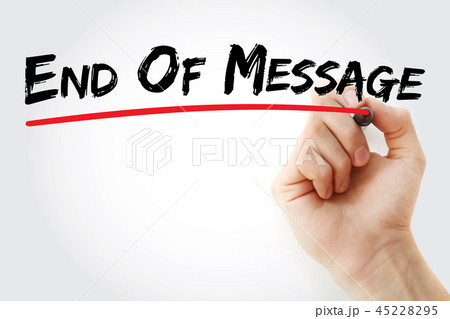 EOM - End Of Message acronym 45228295