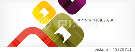 Square geometric background, multicolored template for business or technology presentation or web Square geometric background, multicolored template for business or technology presentation or web 45229711