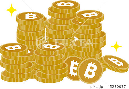 仮想通貨コインのセット、ベクター 45230037