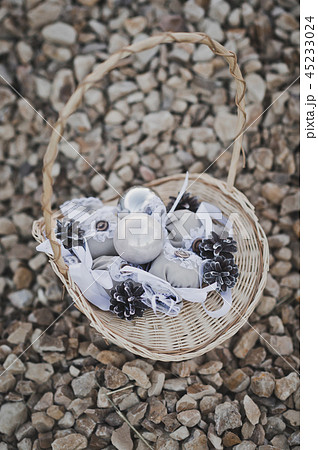 A basket of props for product photography 1775. A basket of props for product photography 1775. 45233024