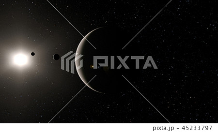 宇宙惑星のイラスト素材