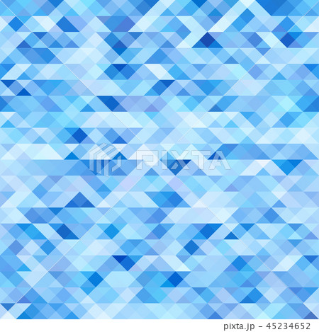 Triangle pattern. Blue Seamless vector mosaic background. Triangle pattern. Blue Seamless vector mosaic background. 45234652