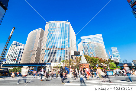 銀座　数寄屋橋交差点 45235517
