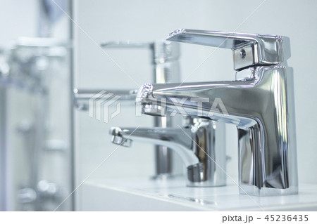 Bathroom tap display showroom 45236435