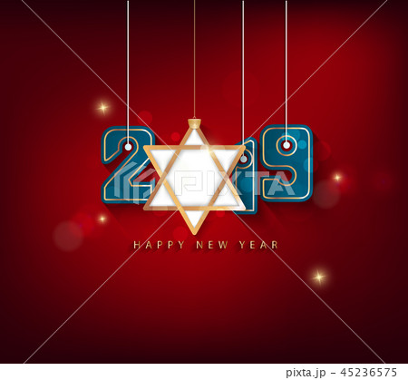 Happy New Year 2019. Chienese New Year, Year of th 45236575