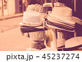 Street market selling hats 45237274