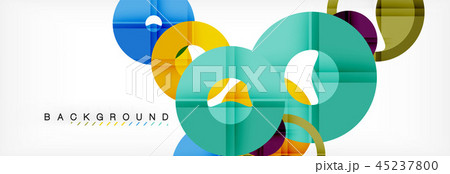 Geomtric modern backgrounds, rings abstract template Geomtric modern backgrounds, rings abstract template 45237800