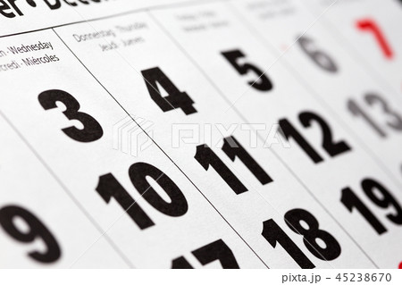 the calendar background 45238670